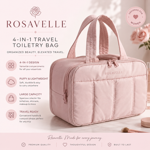 Rosavelle 4-in-1 Travel Bag